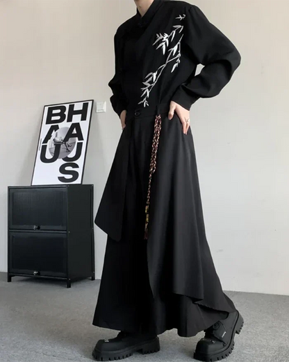 Jupe Pantalon Chic Longue - jupe pantalon - Jupe Pantalon Chic Longue pour un Style Élégant
