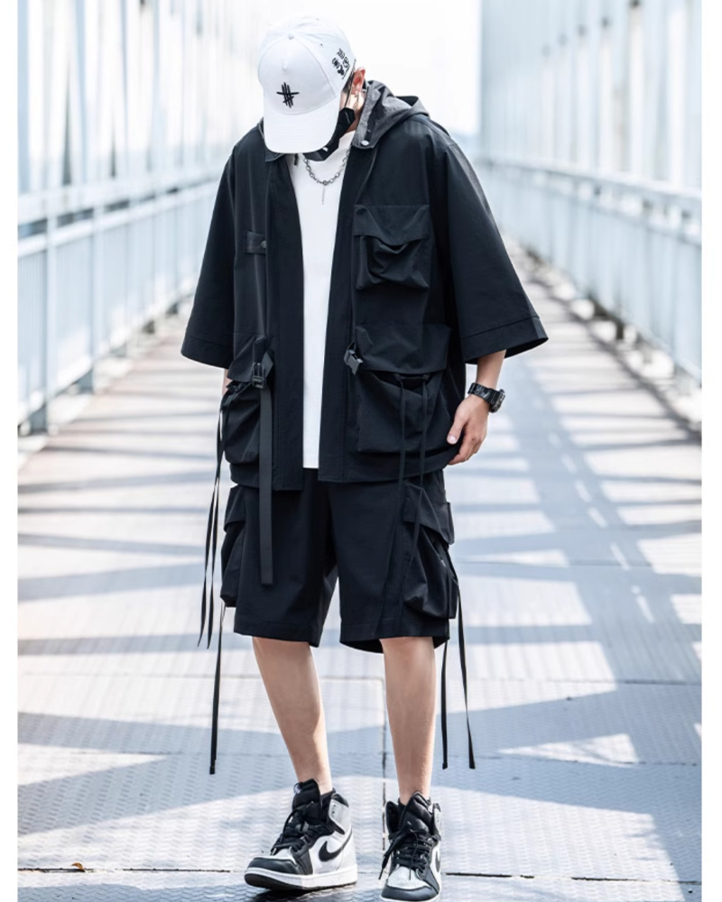 Kimono Chic à Capuche -  vêtements confortables - Kimono Chic à Capuche pour un Style Élégant au Quotidien
