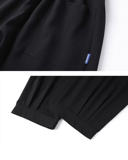 Pantalons Cheville en Soie pour une Ambiance Détendue