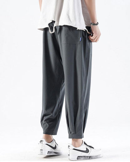 Pantalons Cheville en Soie pour une Ambiance Détendue