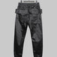 Pantalons Cargo Cirés Noirs Chic