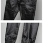 Pantalons Cargo Cirés Noirs Chic