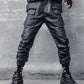 Pantalons Cargo Cirés Noirs Chic