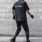 Pantalons Cargo Cirés Noirs Chic