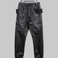Pantalons Cargo Cirés Noirs Chic