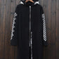 Manteau Long Sombre Avant-Garde