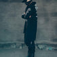 Manteau Long Sombre Avant-Garde
