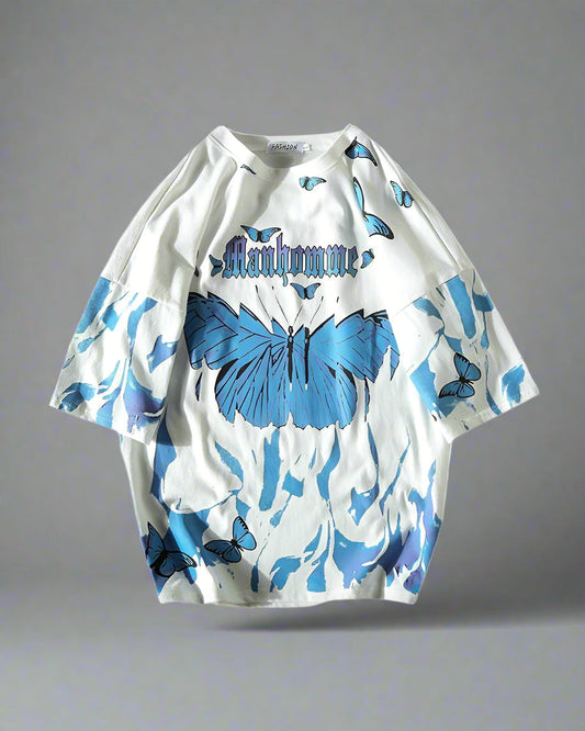 T-shirt Street Style Papillon Audacieux