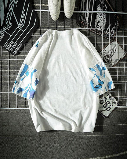 T-shirt Street Style Papillon Audacieux