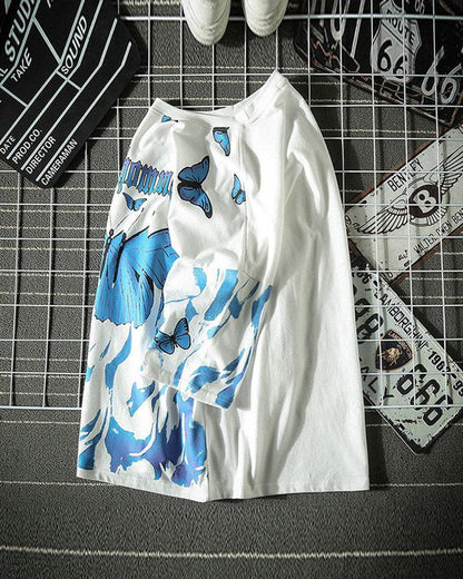 T-shirt Street Style Papillon Audacieux