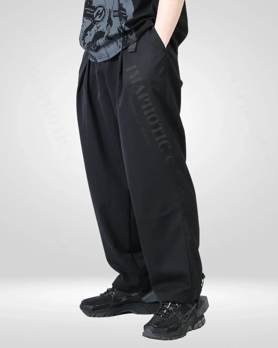 Pantalons à ourlet à cordon confortable