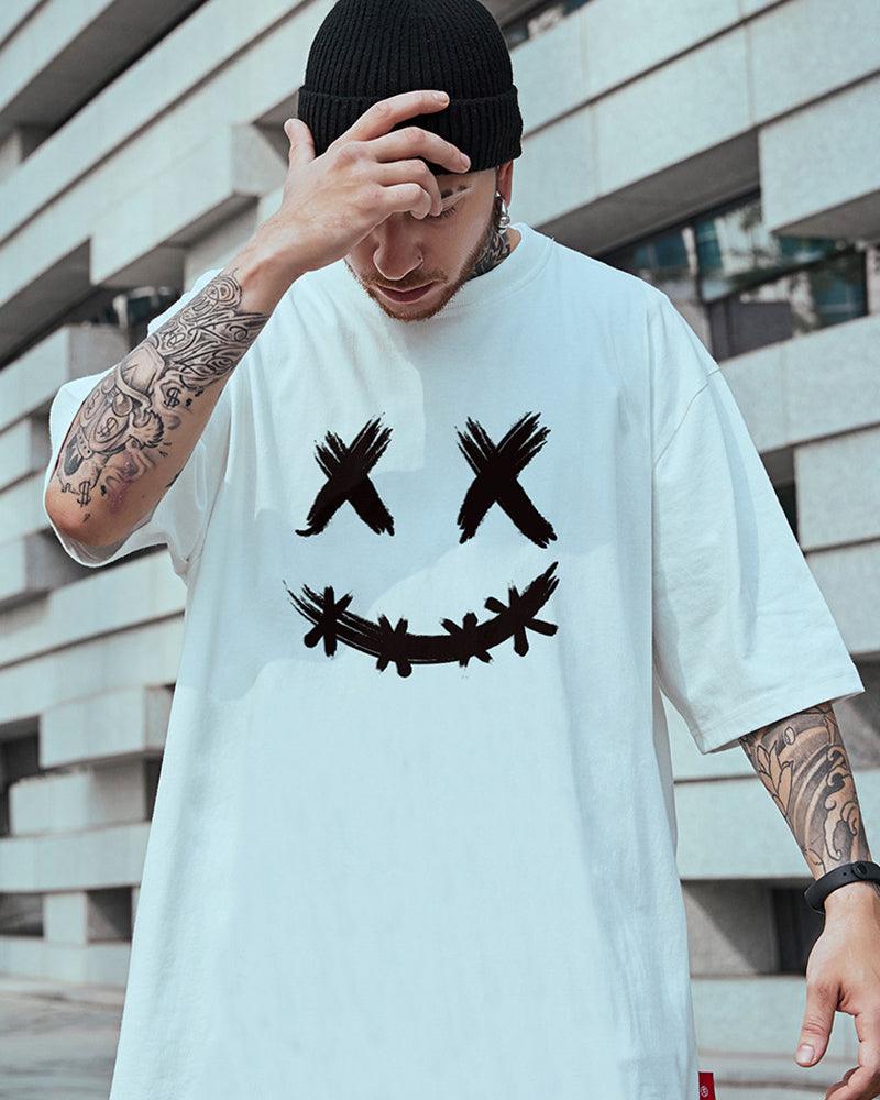 T-shirt graphique Smiley Relax