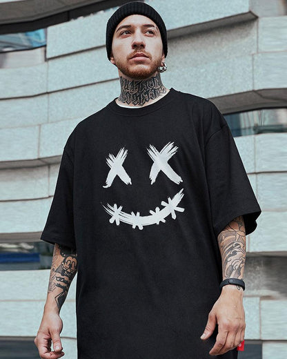 T-shirt graphique Smiley Relax