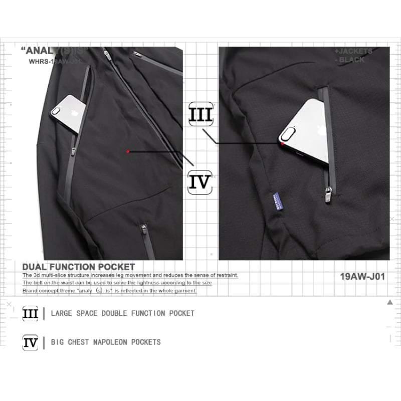 Veste Utilitaire Cyberpunk Dynamique
