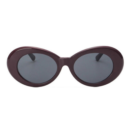 Lunettes de soleil Kurt Cobain -  inspiration rock alternatif - Lunettes de soleil ovales années 90 pour un look vintage