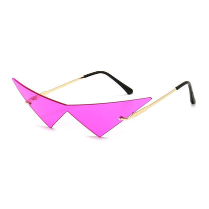 Lunettes Triangulaires -  esthétique unique - Lunettes triangulaires stylées pour un look rétro