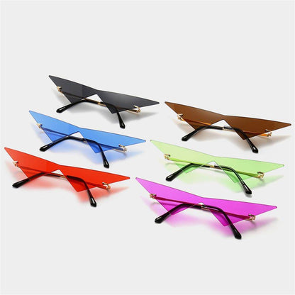 Lunettes Triangulaires -  style rétro - Lunettes triangulaires stylées pour un look rétro