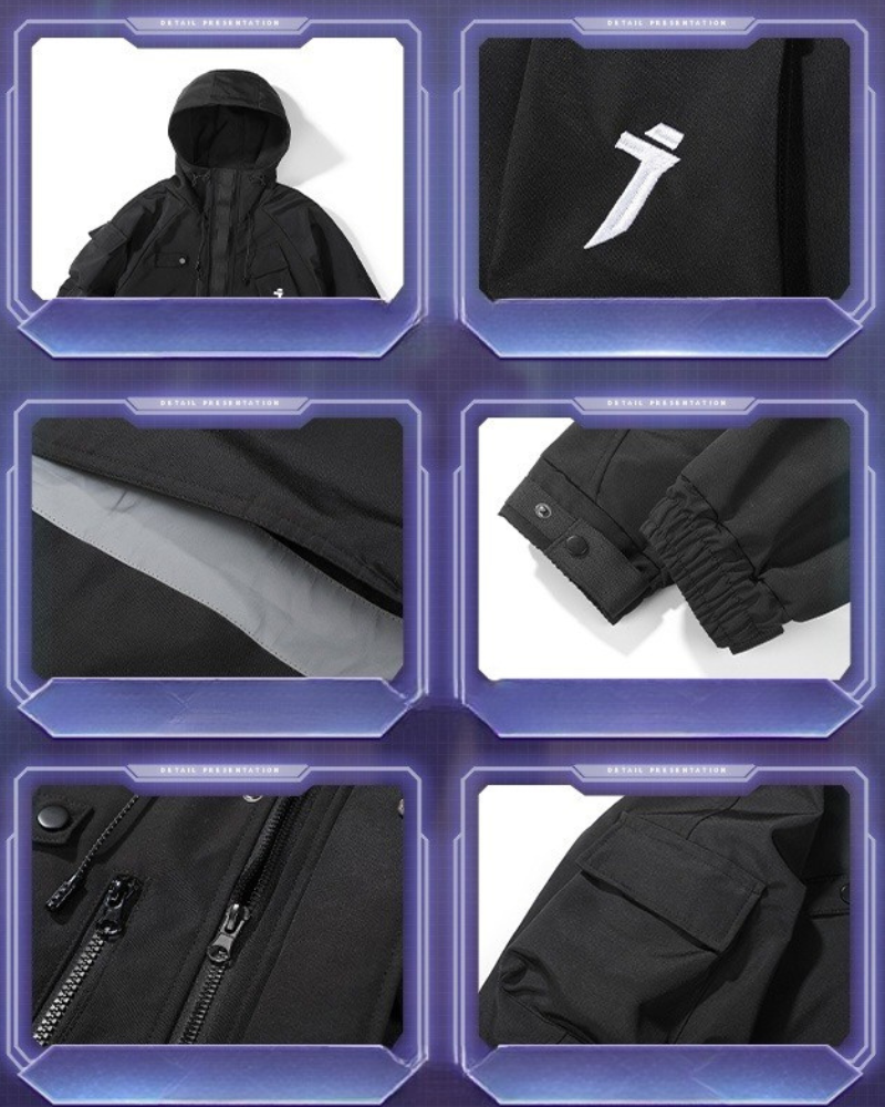 Manteau à Capuche Unisexe Toutes Saisons -  polyester - Manteau à Capuche Unisexe pour Toutes les Saisons