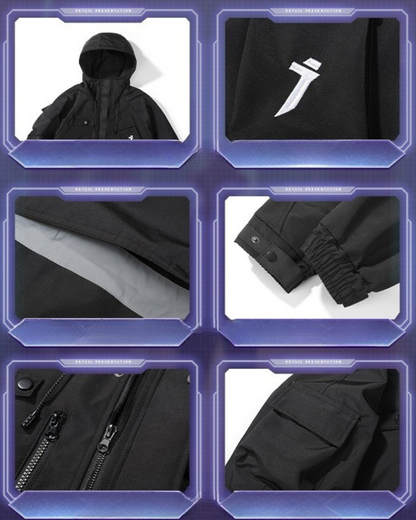 Manteau à Capuche Unisexe Toutes Saisons -  polyester - Manteau à Capuche Unisexe pour Toutes les Saisons