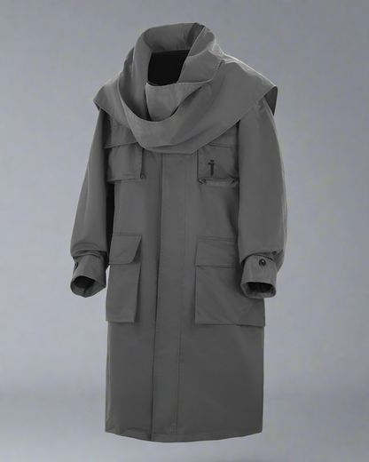 Manteau Écharpe Tout-en-Un -  écharpe - Manteau Écharpe Tout-en-Un avec plusieurs poches