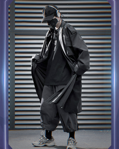 Manteau Écharpe Tout-en-Un - manteau polyvalent - Manteau Écharpe Tout-en-Un avec plusieurs poches