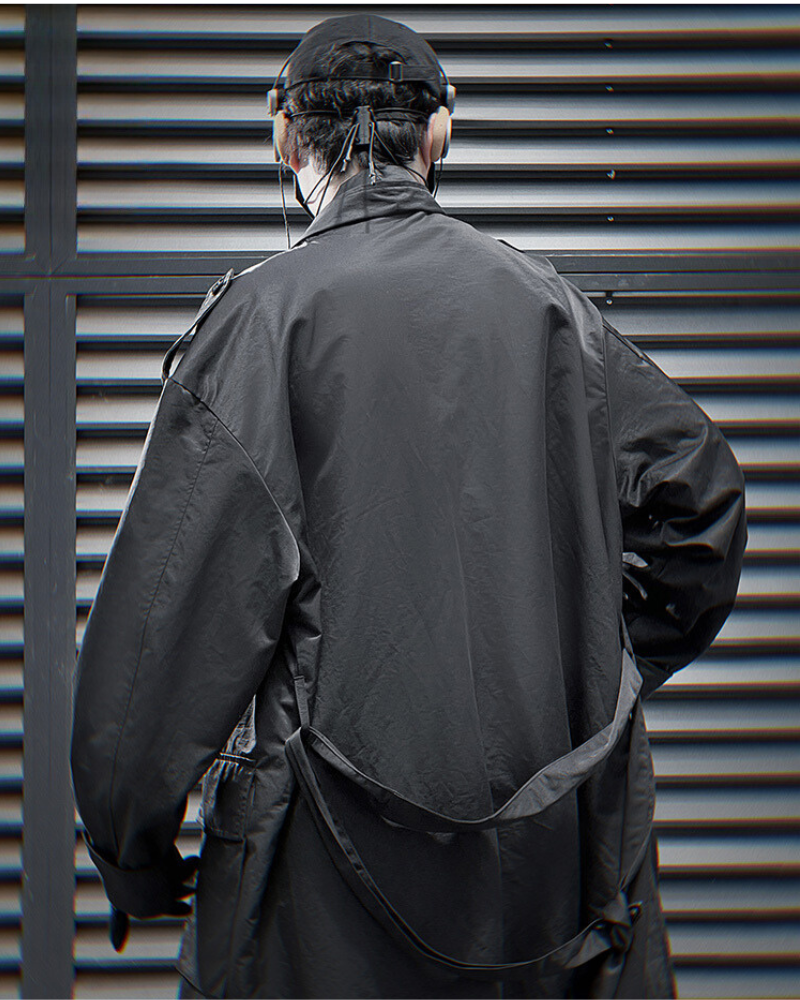 Manteau Écharpe Tout-en-Un -  urbain - Manteau Écharpe Tout-en-Un avec plusieurs poches