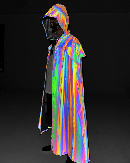 Manteau de Sorcier Magique et Scintillant - manteau gothique - Manteau de Sorcier Magique et Scintillant pour Style Gothique