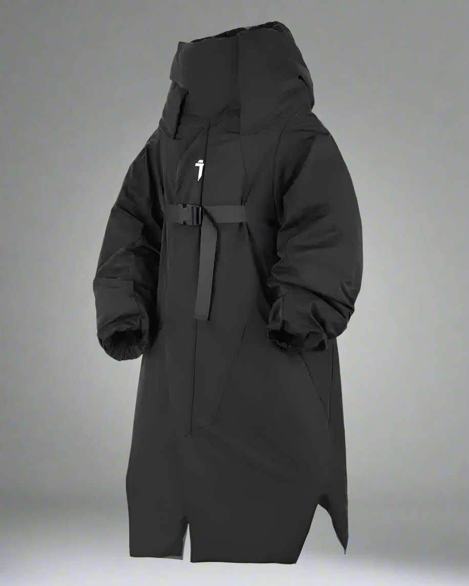 Manteau d'Hiver Long Chic et Confortable -  style irrégulier - Manteau d'Hiver Long Chic et Confortable pour un Style Unique