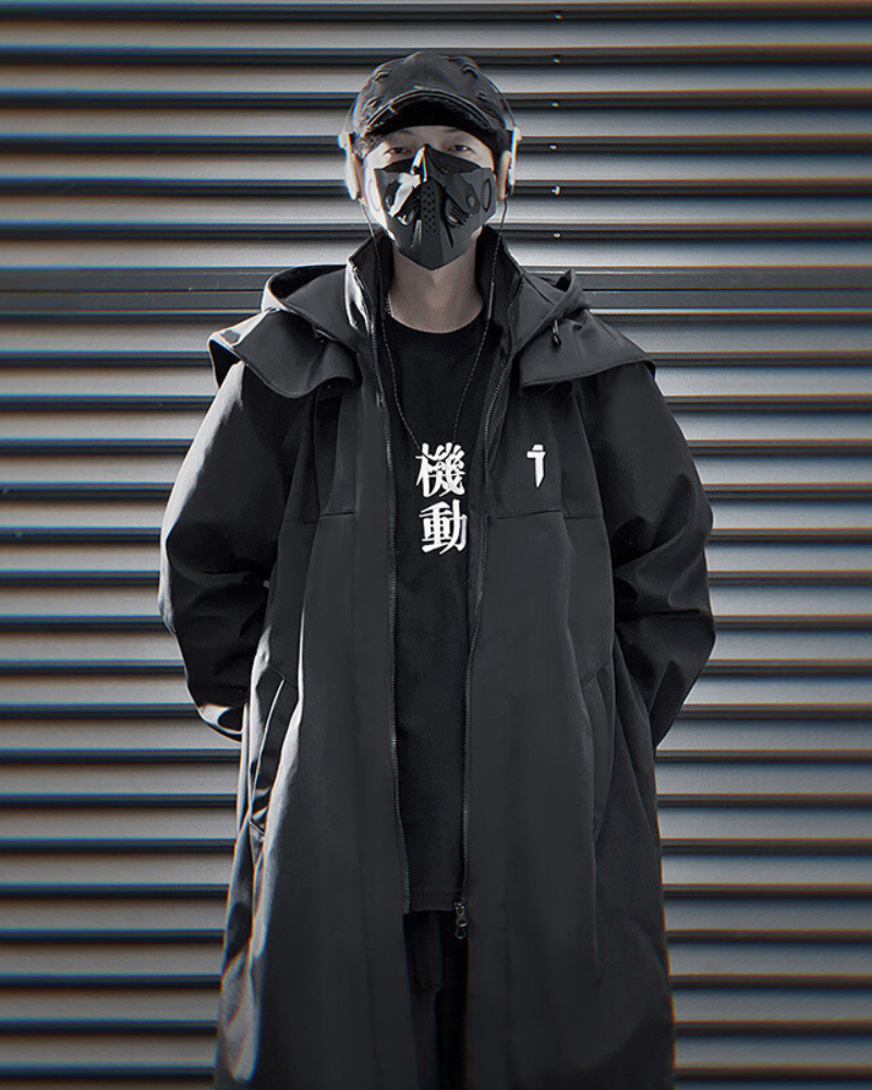 Manteau Long Chic à Double Zip - manteau long - Manteau Long Chic à Double Zip pour un Style Unique