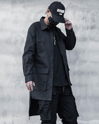 Manteau Long de Protection Solaire Ultime -  mode streetwear - Manteau Long de Protection Solaire pour un Style Unique