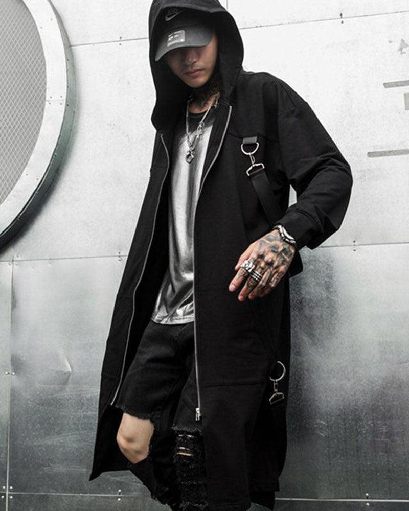 Manteau Long de Survie Urbaine - manteau long - Manteau Long de Survie Urbaine à Capuche