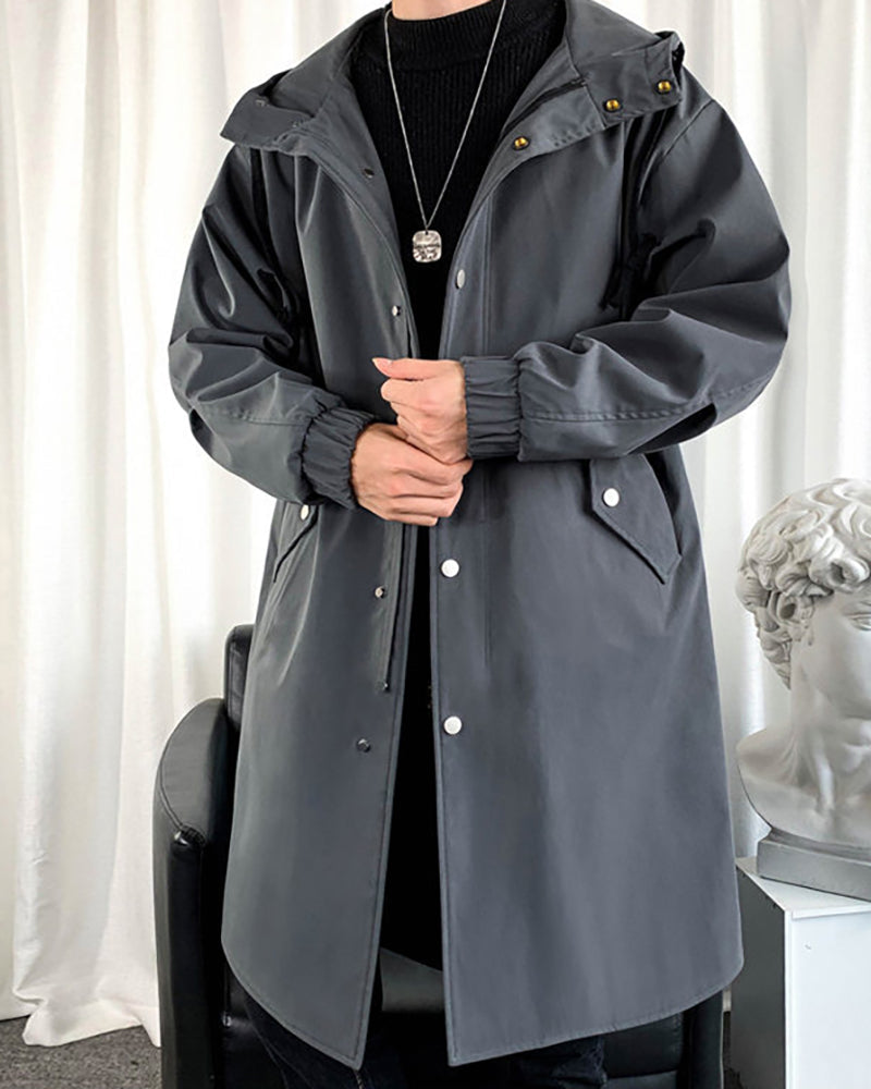 Manteau Long Urbain Chic - manteau - Manteau Long Chic Urbain pour un Style Futuriste