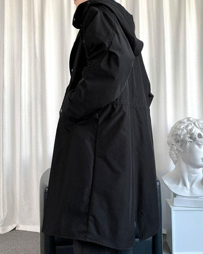 Manteau Long Urbain Chic -  urbain - Manteau Long Chic Urbain pour un Style Futuriste