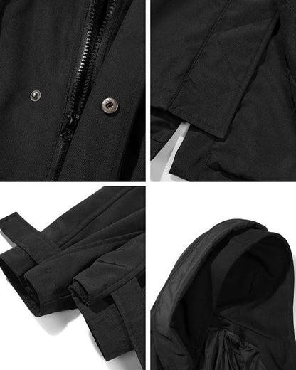 Manteau Long Utilitaire Chic - manteau long - Manteau Long Utilitaire Chic pour un Style Urbain