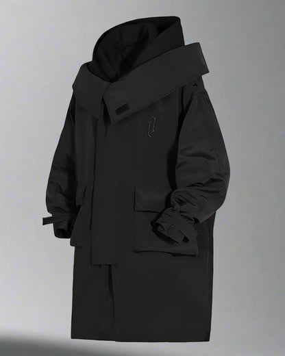 Manteau Long Utilitaire Chic -  techwear - Manteau Long Utilitaire Chic pour un Style Urbain