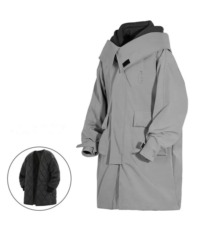 Manteau Long Utilitaire Chic -  urbain - Manteau Long Utilitaire Chic pour un Style Urbain