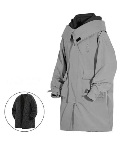 Manteau Long Utilitaire Chic -  urbain - Manteau Long Utilitaire Chic pour un Style Urbain