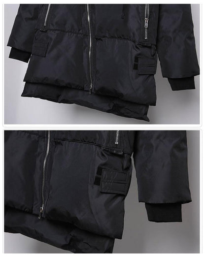 Manteau Tech Long d'Hiver Innovant -  manteau confortable - Manteau Tech Long d'Hiver Confortable et Élégant