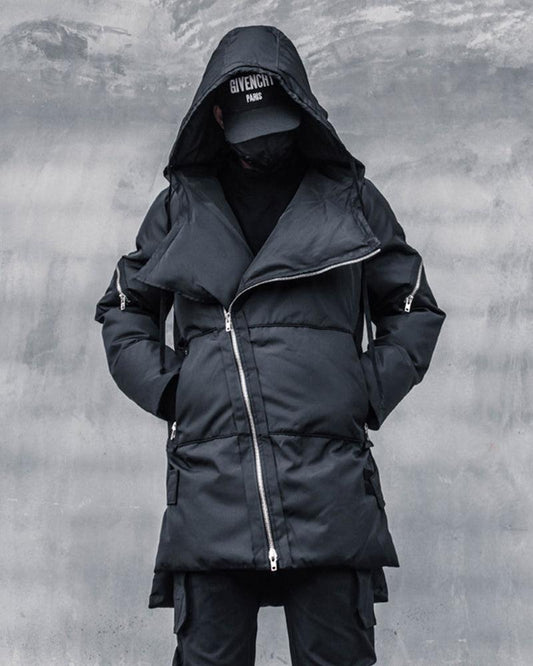 Manteau Tech Long d'Hiver Innovant - manteau d'hiver - Manteau Tech Long d'Hiver Confortable et Élégant