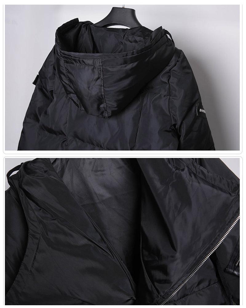 Manteau Tech Long d'Hiver Innovant -  manteau durable - Manteau Tech Long d'Hiver Confortable et Élégant