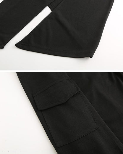 Manteau Technique Long Asymétrique Chic -  noir - Manteau Long Asymétrique Chic à Capuche pour un Style Unique