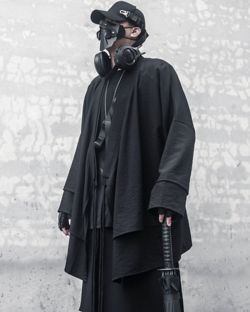 Manteau traditionnel inspiré des samouraïs -  esthétique ninja - Manteau inspiré des samouraïs en coton durable