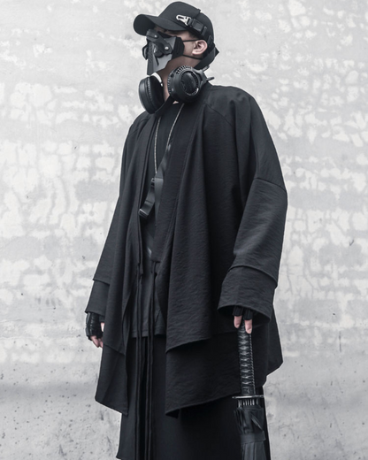 Manteau traditionnel inspiré des samouraïs -  esthétique ninja - Manteau inspiré des samouraïs en coton durable
