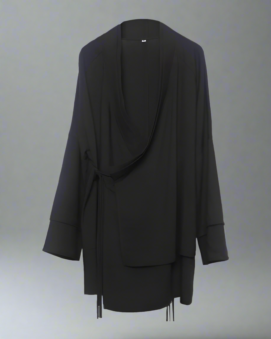 Manteau traditionnel inspiré des samouraïs -  manteau confort - Manteau inspiré des samouraïs en coton durable