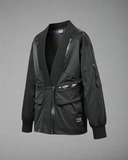 Manteau Utilitaire Cyberpunk Haute Technologie -  cyberpunk - Manteau Utilitaire Cyberpunk Imperméable et Confortable
