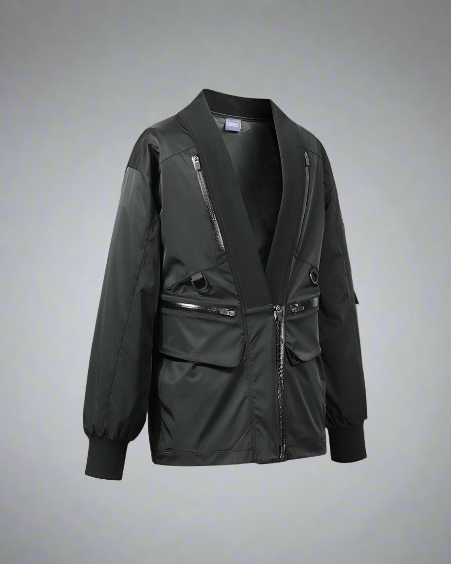 Manteau Utilitaire Cyberpunk Haute Technologie -  imperméable - Manteau Utilitaire Cyberpunk Imperméable et Confortable