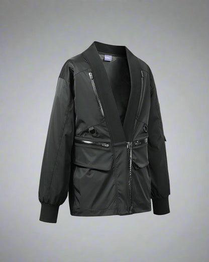 Manteau Utilitaire Cyberpunk Haute Technologie -  imperméable - Manteau Utilitaire Cyberpunk Imperméable et Confortable