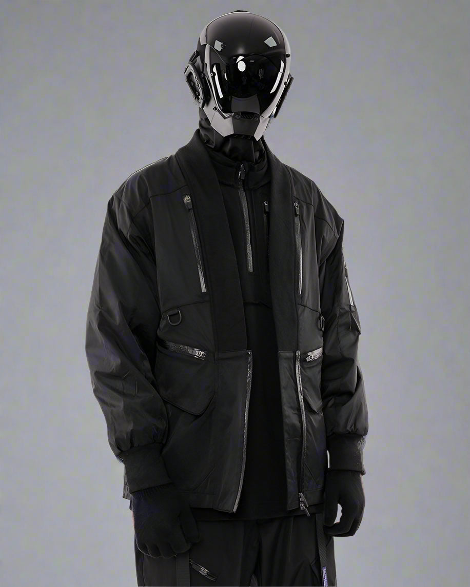 Manteau Utilitaire Cyberpunk Haute Technologie - manteau - Manteau Utilitaire Cyberpunk Imperméable et Confortable