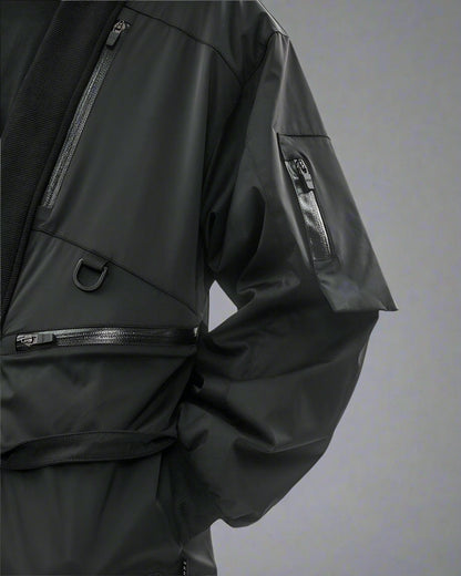 Manteau Utilitaire Cyberpunk Haute Technologie - manteau - Manteau Utilitaire Cyberpunk Imperméable et Confortable