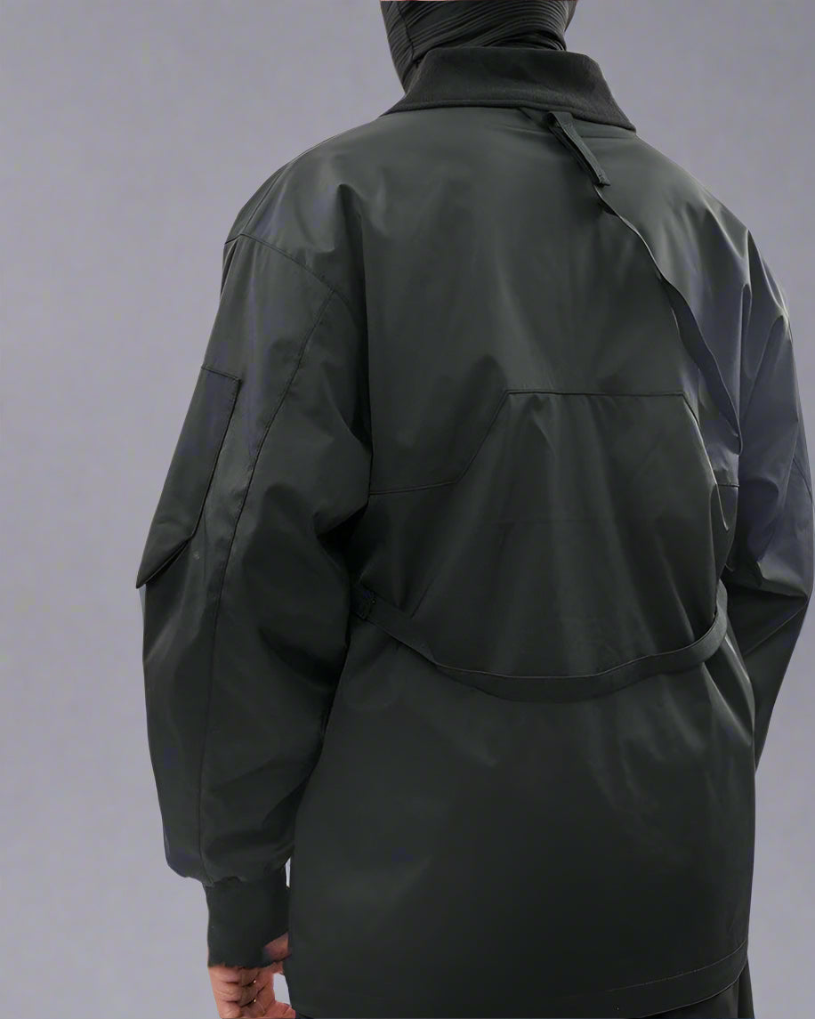 Manteau Utilitaire Cyberpunk Haute Technologie -  veste respirante - Manteau Utilitaire Cyberpunk Imperméable et Confortable